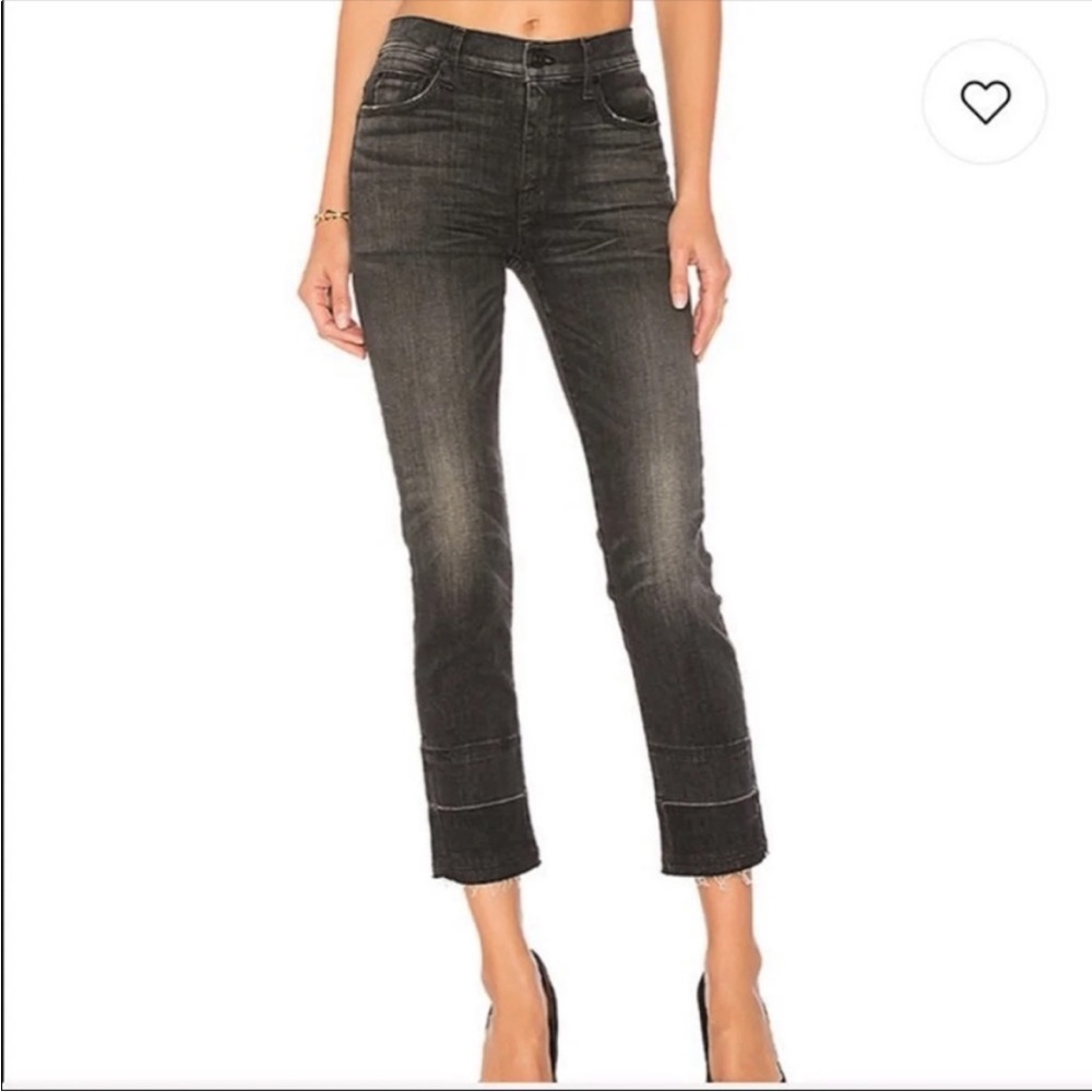 Hudson High Waisted Black Jeans